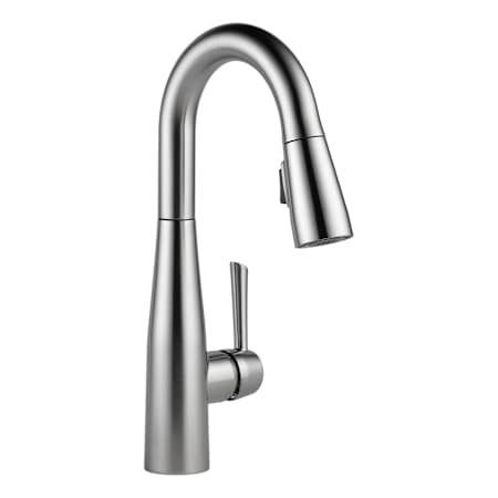 Delta Essa Pull-Down Bar/Prep Faucet with Magnetic Docking Spray Head - Includes Lifetime Warranty Arctic Stainless