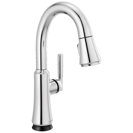 Delta Coranto 1.8 GPM Single Hole Pull Down Bar Faucet with Touch2O On/Off Touch Activation and Magnetic Docking Spray Head Chrome