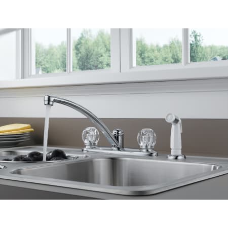 Delta-B2412LF-Running Faucet in Chrome