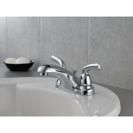 Delta-B2510LF-Installed Faucet in Chrome