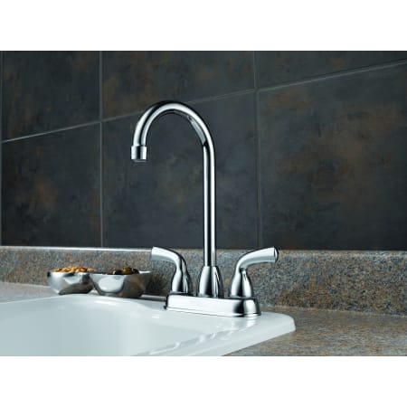 Delta-B28910LF-Installed Faucet in Chrome