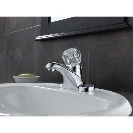 Delta-B512LF-Installed Faucet in Chrome