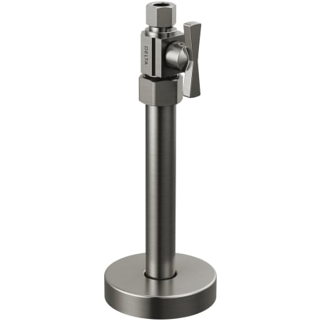 Delta Straight Supply Stop Valve with Dial Handle - Less Supply Line Black Stainless