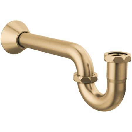 Delta P-Trap with Escutcheon Champagne Bronze