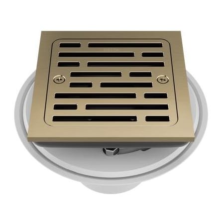 Delta 4" Tile-In Square Shower Drain Champagne Bronze