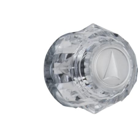 Delta One Traditional / Classic Clear Knob Handle from the Classic Collection Chrome
