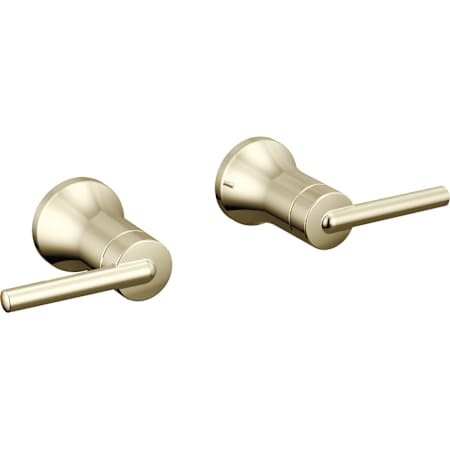 Delta Trinsic Bathroom Faucet Wall Mounted Lever Handles Brilliance Polished Nickel