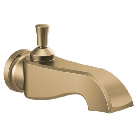Delta Dorval 8-3/16" Integrated Diverter Tub Spout Champagne Bronze