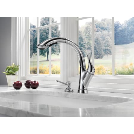 Delta-RP1002-Installed Faucet in Chrome