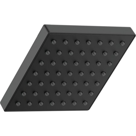Delta Modern 1.75 GPM Square Single Function Shower Head with Touch-Clean Technology Matte Black