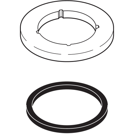Delta Replacement Soap Dispenser Base with Gasket Arctic Stainless