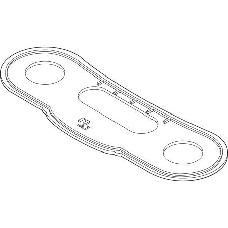 Delta Replacement Gasket for Delta 2530 Double Handle Lavatory Faucet na