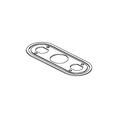 Delta Escutcheon with Gasket from the Lockwood Collection na