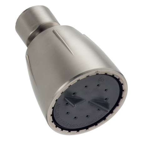 Delta 1.75 GPM Fundamentals 2" Wide Shower Head - Limited Lifetime Warranty Brushed Nickel