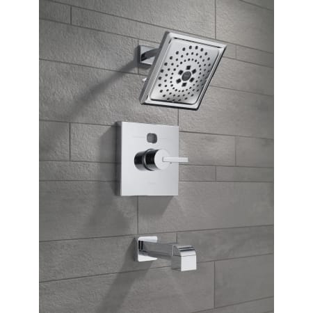 Delta-RP51034-Installed Tub and Shower Trim in Chrome