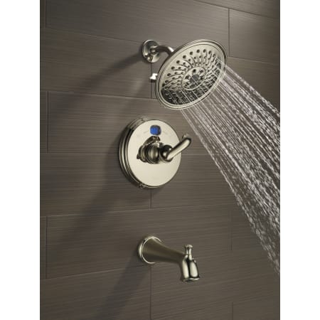 Delta-RP52153-Running Tub and Shower Trim in Brilliance Polished Nickel