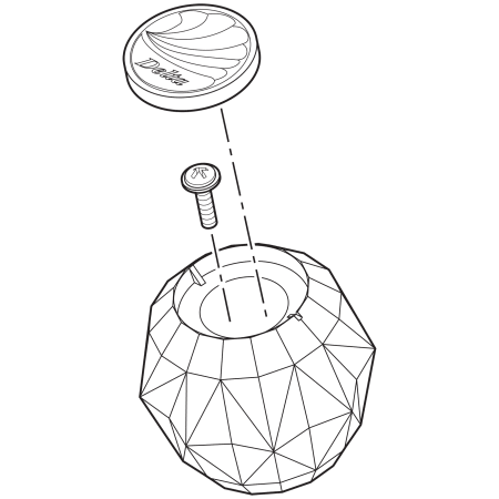 Delta Single Knob Handle Kit with Set Screw N/A