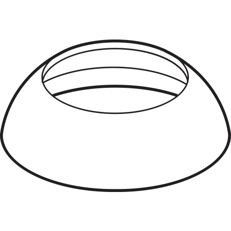 Delta Lavatory Cap for Single Handle from the Lahara Collection Brilliance Stainless