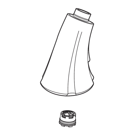 Delta Replacement Wand Assembly Only Arctic Stainless