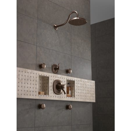 Delta-RP61274-Installed Shower System in Venetian Bronze