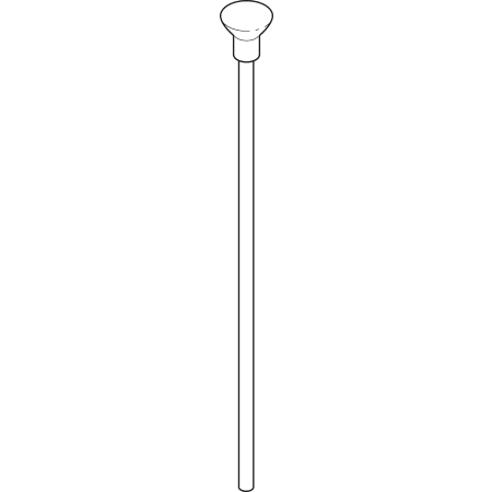 Delta Lift Rod Assembly  Chrome Cone Brilliance Stainless