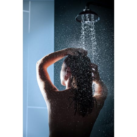 Delta-RP70173-Shower Head in Use in Chrome