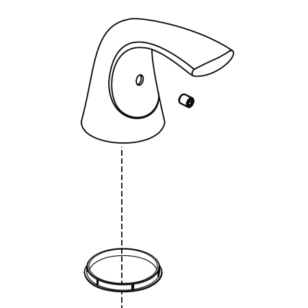 Delta Nyla Two Lever Handle Assembly Chrome