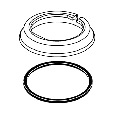Delta Cassidy Spout Base and Gasket Chrome