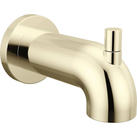 Delta Trinsic 6-1/8" Diverter Wall Mounted Tub Spout Brilliance Polished Nickel
