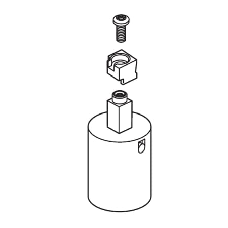 Delta Replacement Valve Adapter with Screw N/A