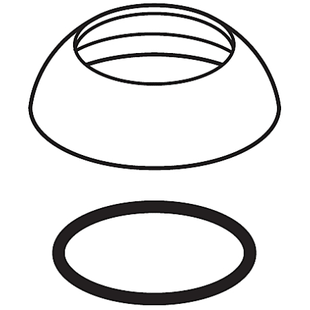 Delta Ara Replacement Cap with O-Ring Chrome