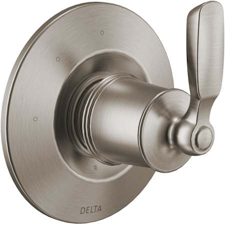Delta Woodhurst Three Function Diverter Valve Trim Less Rough-In Valve - Two Independent Positions, One Shared Position Brilliance Stainless