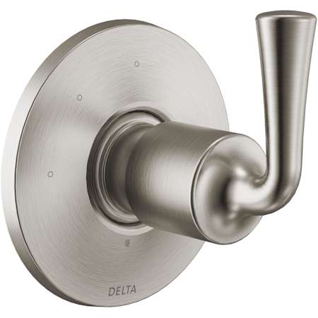 Delta Kayra Three Function Diverter Valve Trim Less Rough-In Valve - Two Independent Positions, One Shared Position Brilliance Stainless