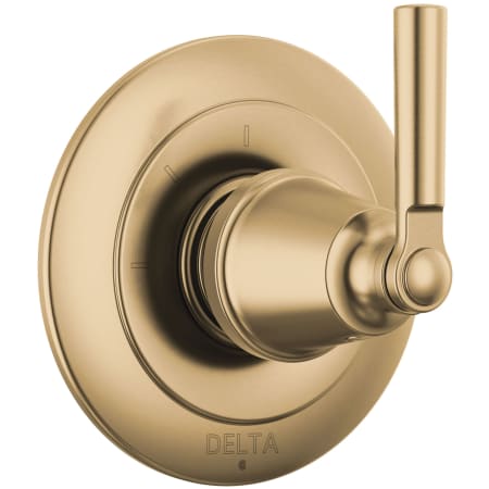 Delta Saylor Three Function Diverter Valve Trim Less Rough-In Valve - Two Independent Positions, One Shared Position Champagne Bronze