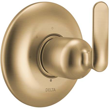 Delta Bonacci Three Function Diverter Valve Trim Less Rough-In Valve - Two Independent Positions, One Shared Position Lumicoat Champagne Bronze