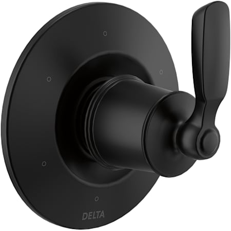 Delta Woodhurst Six Function Diverter Valve Trim Less Rough-In Valve - Three Independent Positions, Three Shared Positions Matte Black