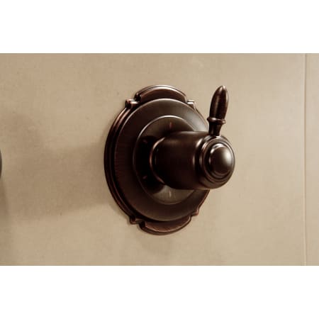 Delta-T11955-Installed Valve Trim in Venetian Bronze