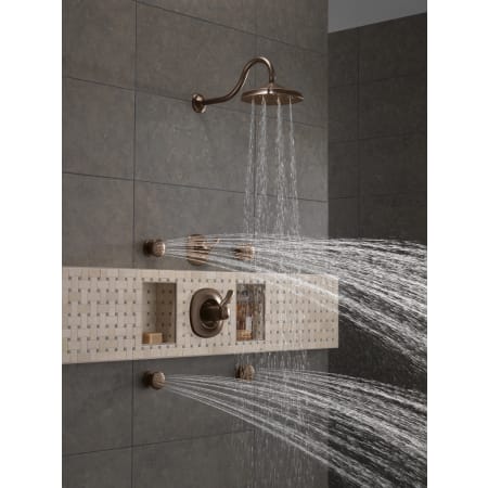 Delta-T11992-Running Shower System in Venetian Bronze