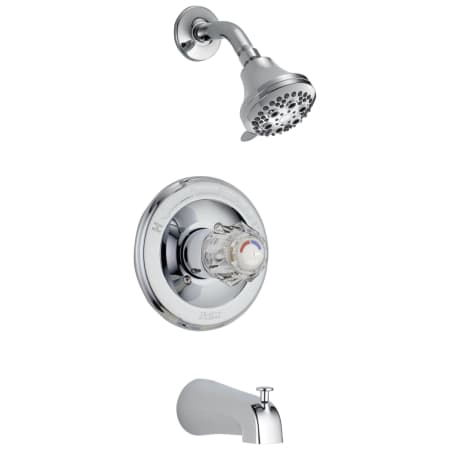 Delta Classic Monitor 13 Series Single Function Pressure Balanced Tub and Shower Less Rough-In Valve - Limited Lifetime Warranty Chrome