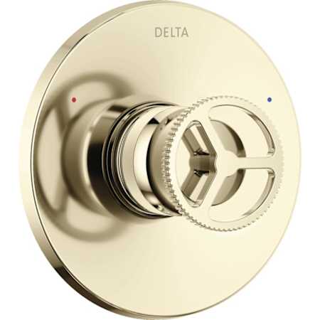 Delta Trinsic Pressure Balanced Valve Trim Only with Single Wheel Handle - Less Rough In Brilliance Polished Nickel