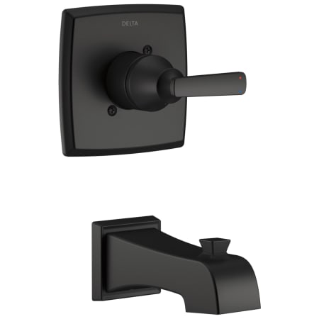 Delta Ashlyn Tub Only Trim Package - Non Diverter Matte Black