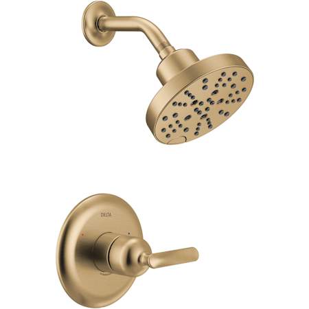 Delta Bonacci Shower Only Trim Package with 1.75 GPM Single Function Shower Head - Less Rough In Lumicoat Champagne Bronze
