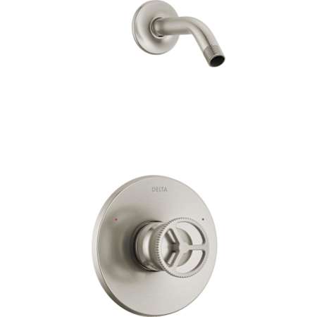 Delta Trinsic Shower Only Trim Package with H2Okinetic Technology Brilliance Stainless