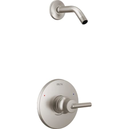 Delta Trinsic Monitor 14 Series Single Function Pressure Balanced Shower Only - Less Shower Head and Rough-In Valve Brilliance Stainless