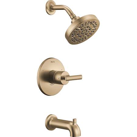 Delta Altado Monitor 14 Series Single Function Pressure Balanced 1.75 GPM Tub and Shower - Less Rough-In Valve Champagne Bronze