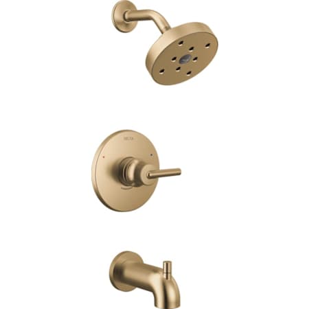 Delta Trinsic Monitor 14 Series Single Function Pressure Balanced Tub and Shower - Less Rough-In Valve Champagne Bronze