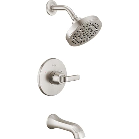 Delta Lineax Monitor 14 Series Single Function Pressure Balanced Tub and Shower - Less Rough-In Valve Briliance Stainless