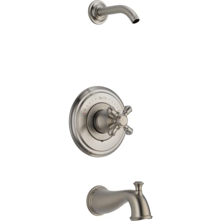 Delta-T14497-LHP-LHD-Tub and Shower Trim Less Shower Head in Brilliance Stainless