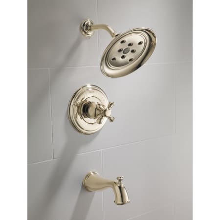 Delta-T14497-LHP-Tub and Shower Trim in Brilliance Polished Nickel