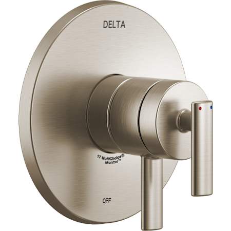 Delta Altado Monitor 17 Series Dual Function Pressure Balanced Valve Trim Only with Integrated Volume Control - Less Rough-In Valve Brilliance Stainless